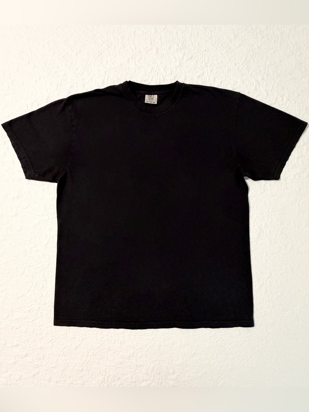 Comfort Colors | Heavyweight Short Sleeve T-Shirt | Black | Size XL | Blank